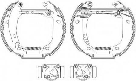 BREMSBACKENSATZ 8DB355003871 HELLA