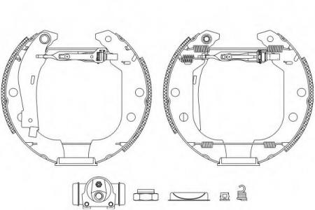 BREMSBACKENSATZ 8DB355003951 HELLA