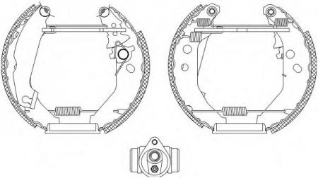 BREMSBACKENSATZ 8DB355003781 HELLA