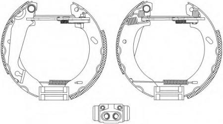 BREMSBACKENSATZ 8DB355004031 HELLA