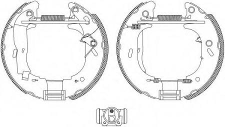 BREMSBACKENSATZ 8DB355004141 HELLA