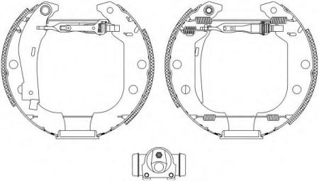 BREMSBACKENSATZ 8DB355004591 HELLA