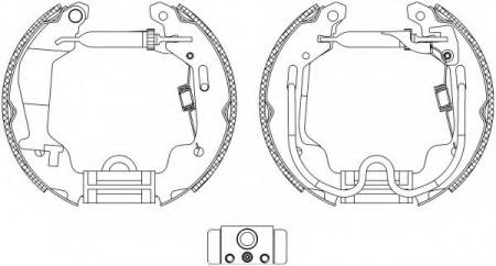 BREMSBACKENSATZ 8DB355004781 HELLA