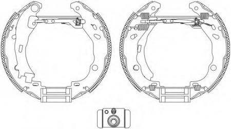 BREMSBACKENSATZ 8DB355005111 HELLA