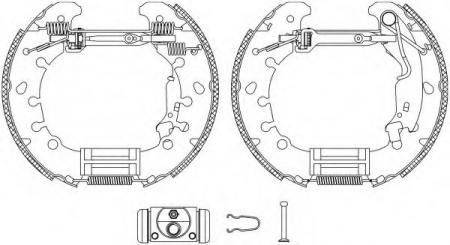 BREMSBACKENSATZ 8DB355005181 HELLA