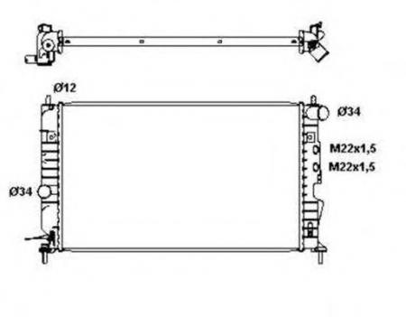  OP Vectra B 1,6-2,0 AC  50563 NRF