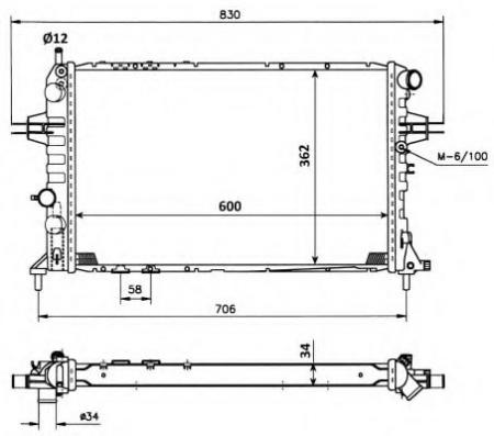    OPL ASTRA 2.0I/DI 98-04/ZAFIRA 99-01 53898