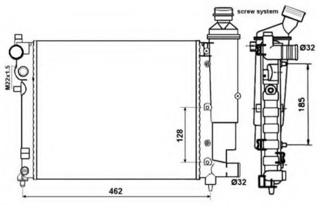     AC PGT 106/CIT SAXO 1.0-1.6I 96- 58067