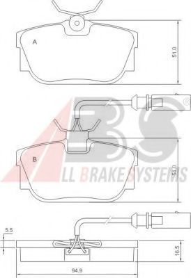   Transp.VR6/Galaxy (R) (GRL) 98- 37110 ABS