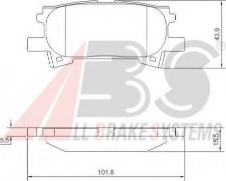   LEXUS RX300-400 (03-) R /   37459 ABS