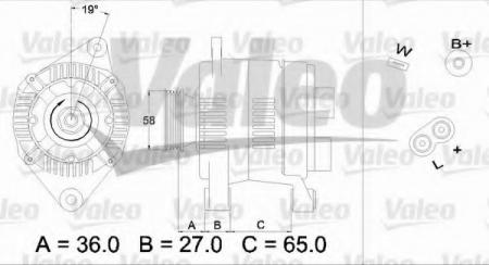  14V110A RENAULT SAFRANE (92>96) VALEO 436285