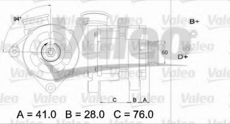  14V 140A BMW 5 SERIES E34 VALEO 436331