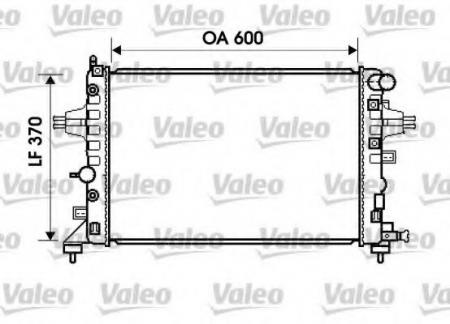  .  OP Astra H 1.4,1.8i, Zafira 1.6i 734381 VALEO