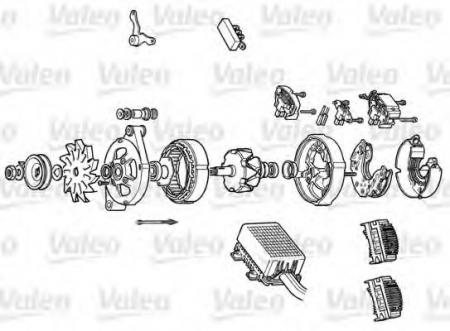  -103 . 28v 60A (Valeo) A14N196M                  VALEO