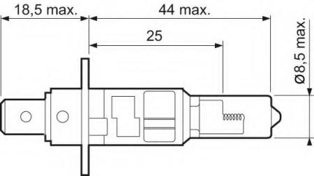    1 12V55W 14,5S 032 003