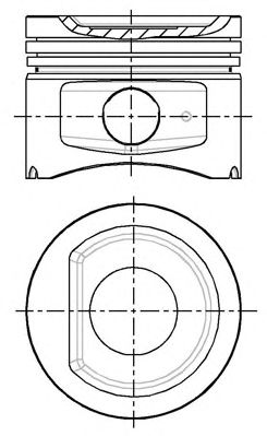 PISTONS SINGLE 87-154608-00