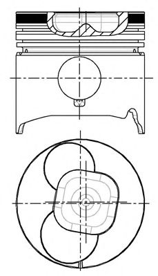 PISTONS SINGLE 87-248000-00