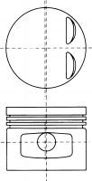 PISTONS SINGLE 87-304207-00