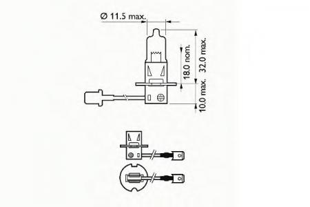    SCT 202723 (H3 BASIC12V 55W PK22S) 202723