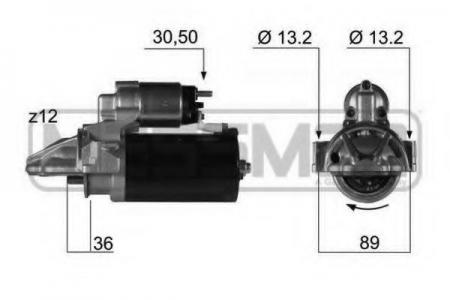  CITROEN JUMPER 2.2HDI 06-> , FIAT DUCATO 2.2D 06-> , FORD TRANSIT 2.2D-3.2D , PEUGEOT BOXER 2.2D 06-> 12V 2,0 KW 220353