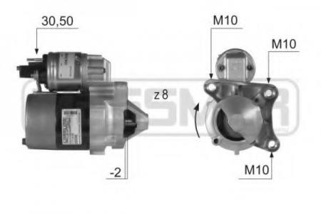  RENAULT CLIO, LAGUNA, MEGANE, SCENIC 1.4, 1.6 01- 12V 0,85 KW 220399