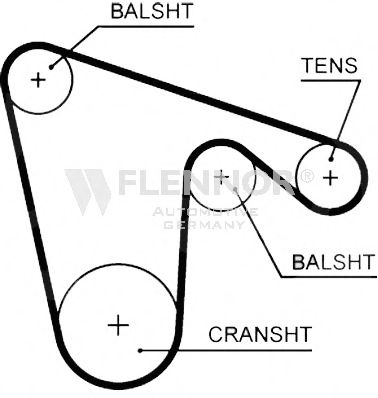 Zahnriemen 4508V FLENNOR