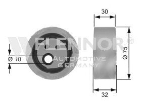 SPANNROLLE, KEILRIPPENRIEMEN FS21909