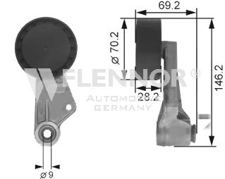 SPANNROLLE, KEILRIPPENRIEMEN FS99182