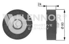 Umlenk-/Fhrungsrolle, Keilrippenriemen FU23491 FLENNOR