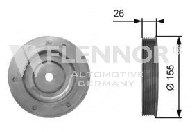 Riemenscheibe, Kurbelwelle FVD99542 FLENNOR