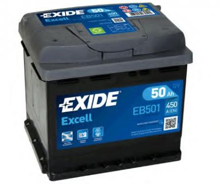  Excell 50 450 207x175x190 .1(+ -) EB501 EXIDE