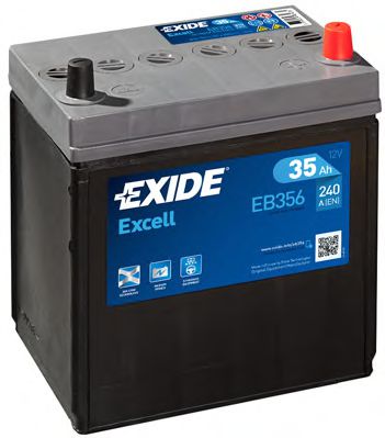  EXCELL 12V 35AH 240A ETN 0(R+) B  EB356 EXIDE