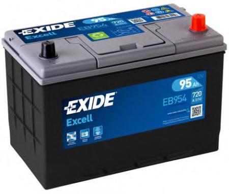  EXCELL 12V 95AH 720A ETN 0(R+) K EB954 EXIDE