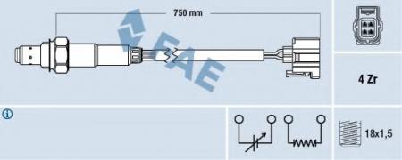 DIRECT FITTED ZR OXYGEN SENSOR 77339