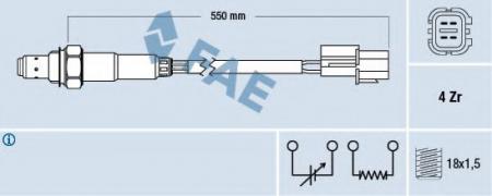DIRECT FITTED ZR OXYGEN SENSOR 77347