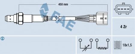 Direct Fitted Zr Oxygen Sensor 77469 FAE