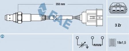 DIRECT FITTED ZR OXYGEN SENSOR 77472