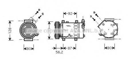   CITROEN C2,C3 1.1,1.4,1.6 CNAK214