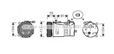    FORD GALAXY 1.9TDI/2.8V6 04/00->. SEAT ALHAMBRA 1.8/1.9/2.0/2.8/T/TDI/V6 04/96->.VW SHARAN 1.8/1.9/2.0/2.8/T/TDI/V6 09/95-> FDK321