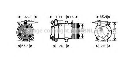   FORD FOCUS II 1.8 FDK391 AVA