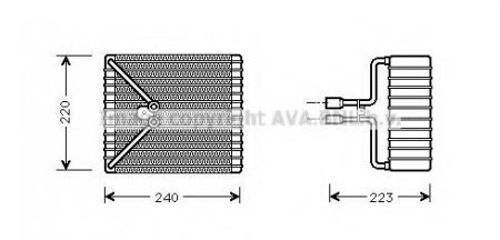   [217X185X92]  FORD MONDEO I 2/93-8/96 , MONDEO II 9/96-11/00 FDV273