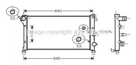 617846  . FIAT PANDA .03- /M.T./+AC / 580 X 322 X FT2292