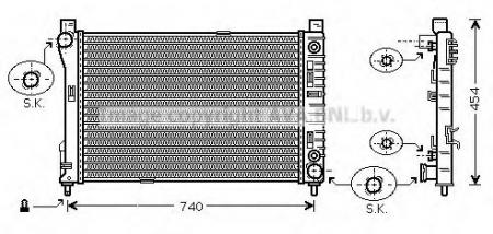 62786 =62779 / MS2286  MERCEDES BENZ W203209 650X400 1, 6-5, 0 MA +-C / 2035000303 MS2286