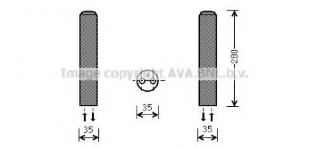 Trockner (Klimaanlage) PKW MZD234 AVA