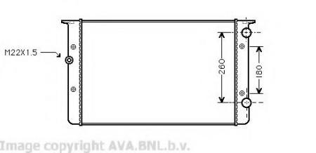 65246 / VW2104  626360 1, 6i/1, 8i/1, 9D/1, 9TDM/A+/-CVW GOLF III 92-/ VENTO 92-/1H0121253BC VW2104 AVA