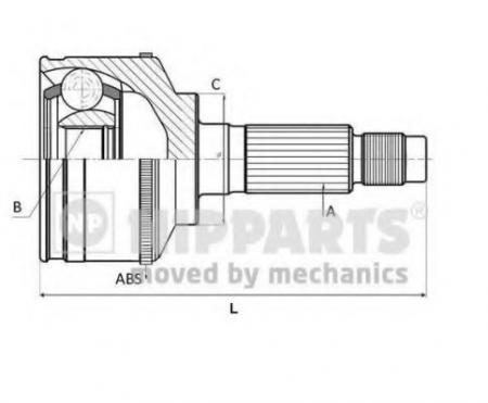  TOYOTA ECHO/YARIS 1.5 99-06 . J2822034 NIPPARTS