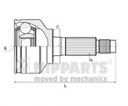  MITSUBISHI CARISMA 1.8 95-06 . NIPPARTS J2825022 J2825022