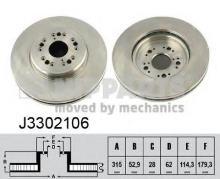   LEXUS LS 400 94-  .D=315. J3302106