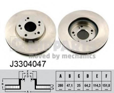   HONDA ACCORD 2.0-2.4 R15 03-08  J3304047 NIPPARTS