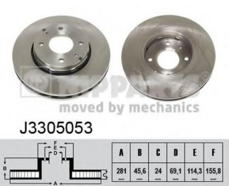   MITSUBISHI CARISMA 00-06/VOLVO S40/V40  .D=281. J3305053